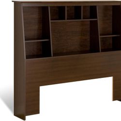  Full/Queen w/Bookcase Headboard