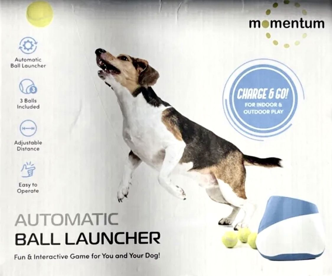 Momentum Pet Automatic Ball Launcher for S/M Sized Dogs