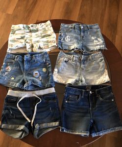 Justice shorts size 14