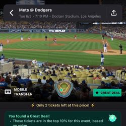 Mets Vs Dodgers 6/3