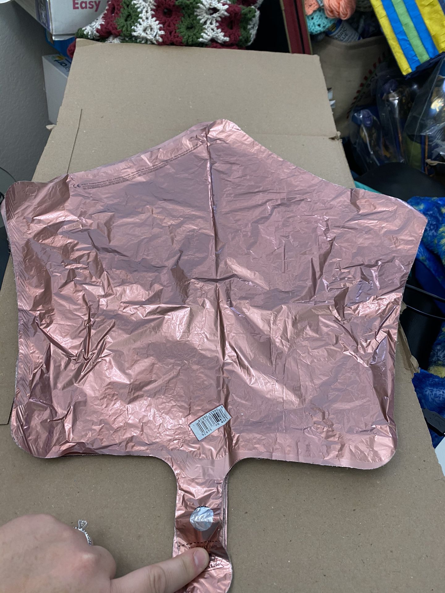 New Rose Copper Star 19” Foil Balloon!