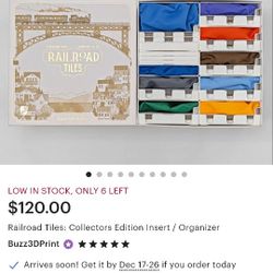 Rail Road Tiles Collectors Edition Game 