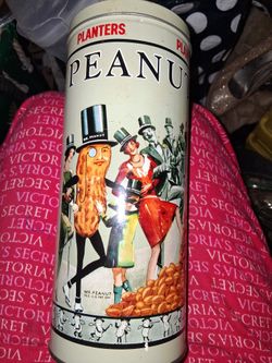 Antique Planters Peanut Tin