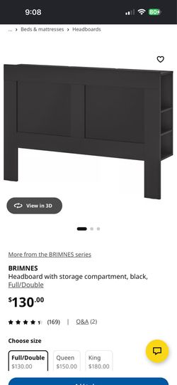 IKEA Brimnes Headboard Full