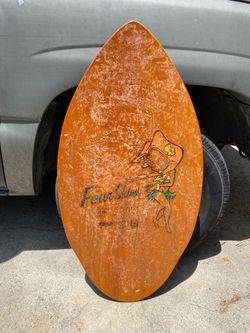 Four Skims Wood skimboard hardly used