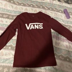 Vans Long Sleeve Shirt Men Size Small