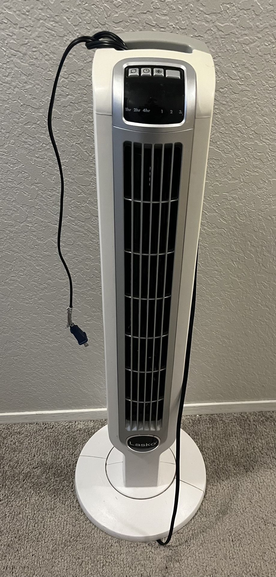 Lasko Oscillating Tower Fan – 3 Speeds & Timer