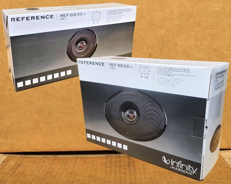 Infinity Reference Series Car Speaker System 6 1/2 & 6x9" Coaxial Speakers 480 Watts Package 🚨 Payment Options Available 🚨 No Credit Needed 🚨