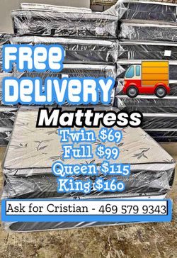 New Mattresses Twin mattress Full mattress Queen mattress King mattress Colchones nuevos Beds