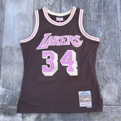 Mitchell & Ness Los Angeles Lakers Shaquille O' Neal Jersey Size Medium