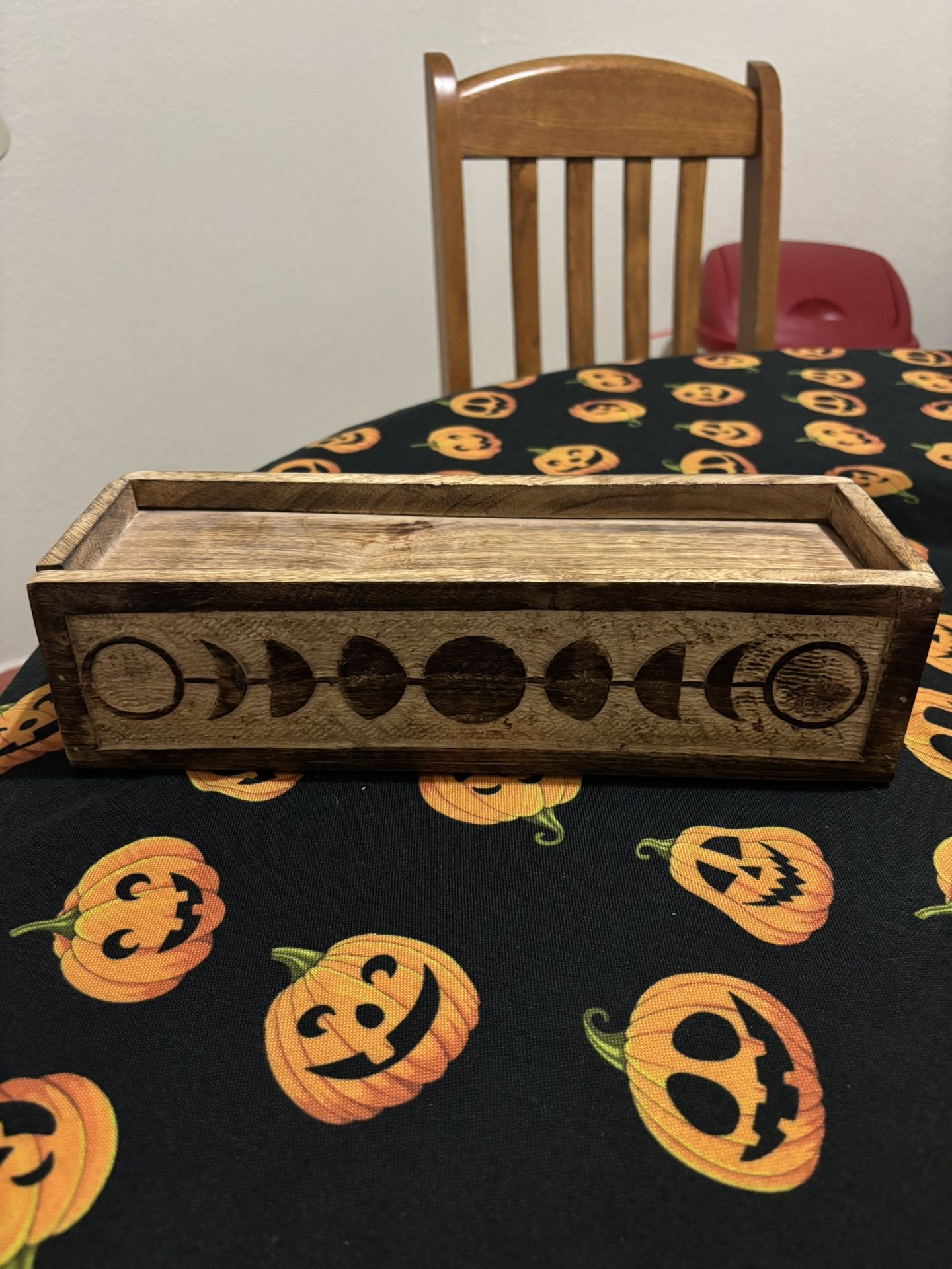Wooden Slide Trinket Box 