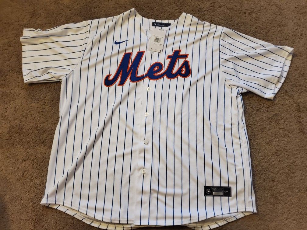 New Nike New York Mets Home Jersey deGrom #48 Men's Size 2XL $135 Retail