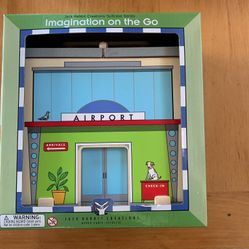 New In Box Wooden Airport Toy!