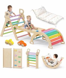 BloeWood Kids Indoor Climbing Playset