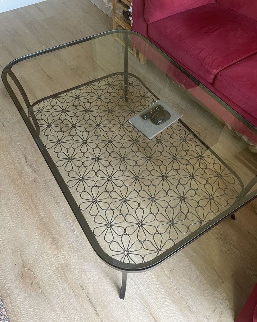 IKEA Glass Table