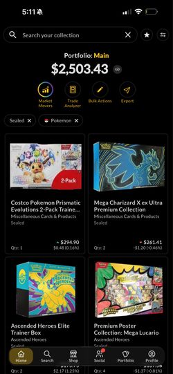 Pokemon SEALED tcg Collection