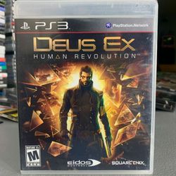 Deus Ex (Sony PlayStation 3, 2011) *TRADE IN YOUR OLD GAMES FOR CSH OR CREDIT HERE/WE FIX SYSTEMS*