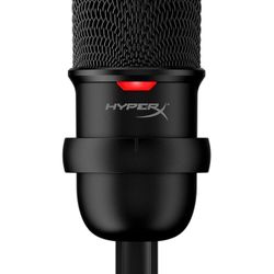 HyperX SoloCast – USB Condenser Gaming Microphone, for PC, PS5, PS4, and Mac, Tap-to-Mute Sensor, Cardioid Polar Pattern, Great for Streaming, Podcast