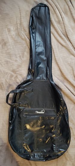 Leather electric guitar bag