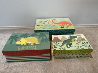 Dinosaur Storage Boxes