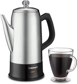 Cuisinart 12 Cup Coffee Percolator, Stainless Steel, PRC-12N