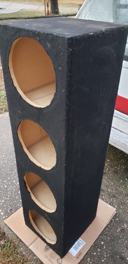 12in  Quad  Subwoofer box 