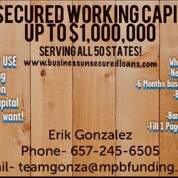 UNSECURED BUSINESS LOANS-FAST FUNDING!