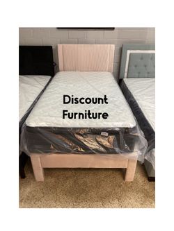 Twin Bed With Mattress SLE