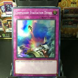 Yugioh Compulsory Evacuation Device 1st Edition 