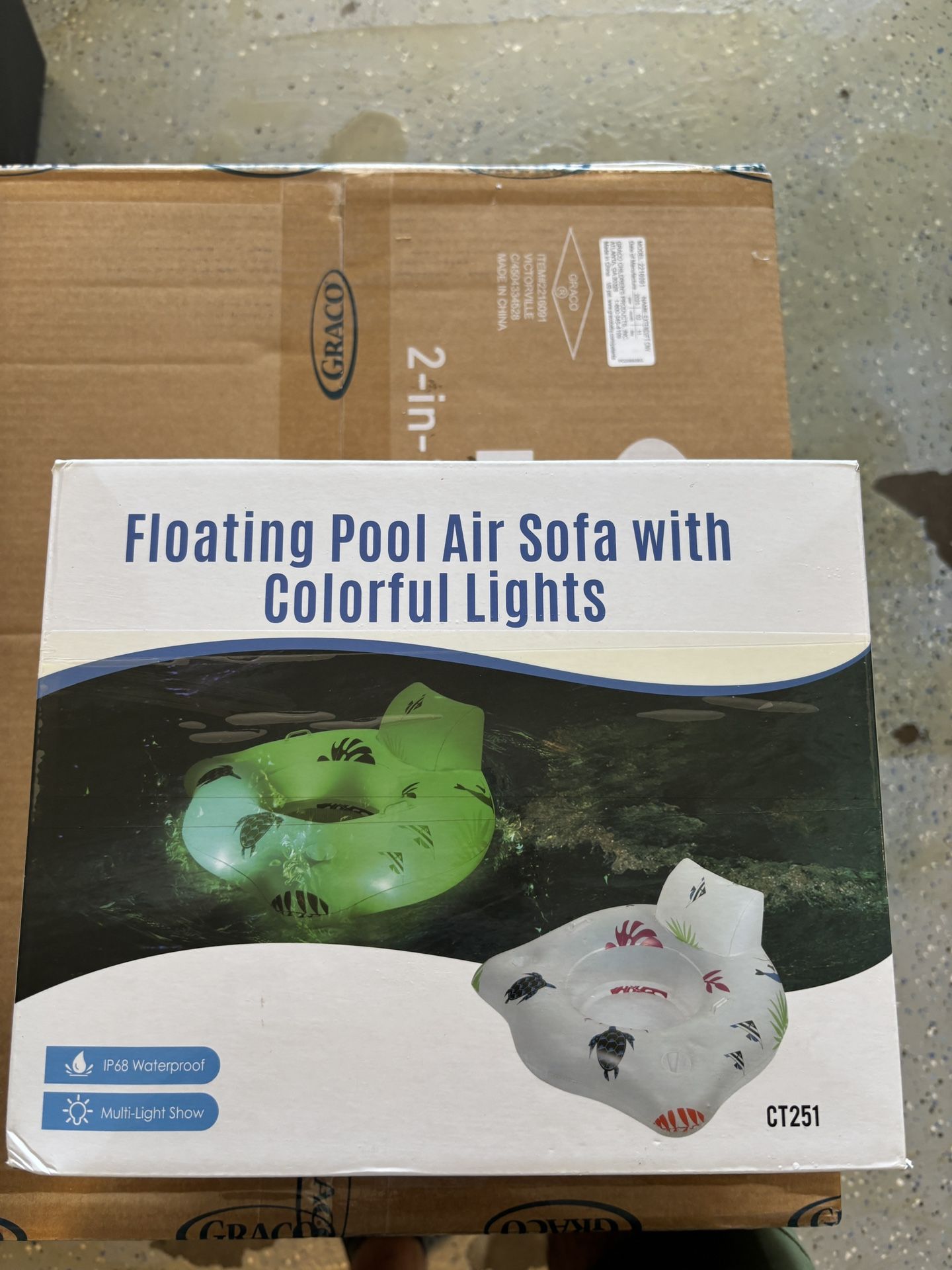 Inflatable Pool Tubes With Lights 