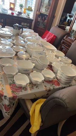Vtg,, Cornflower & Spice of Life Cookware by Corning Ware