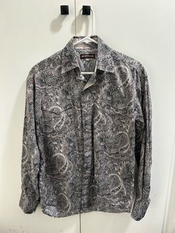 Stetson Black/grey western button down shirt