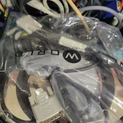 Lots Of Computer Cables VGA, DVI,RGB,BNC