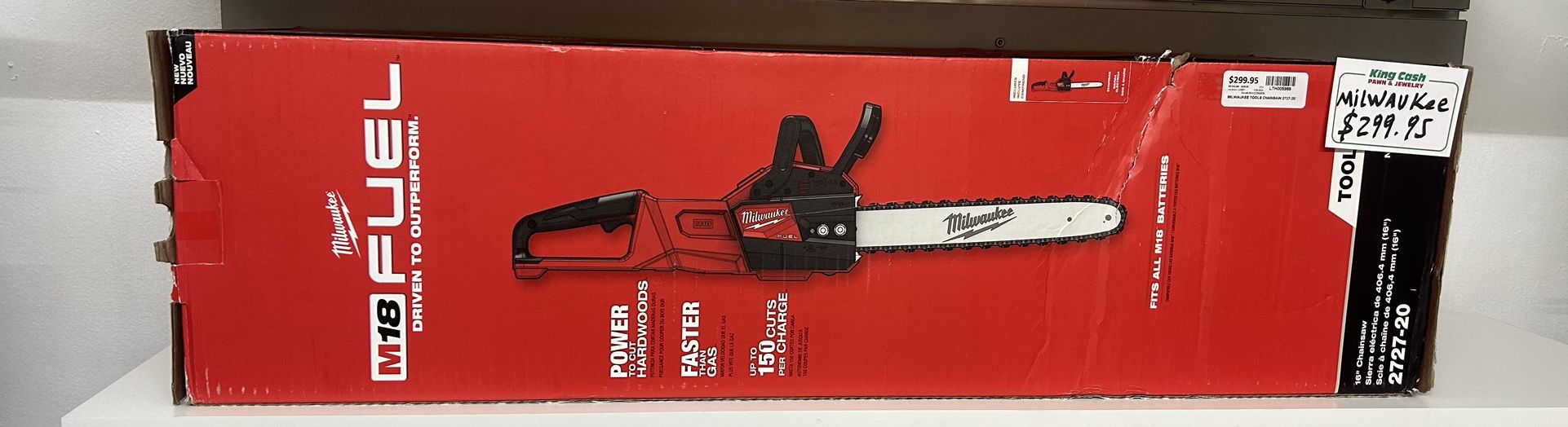 MILWAUKEE CHAIN SAW 