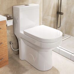 Horow Small Compact One Piece Toilet 