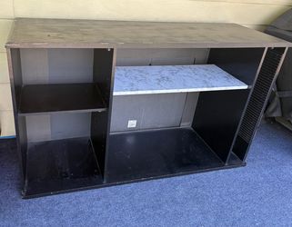 Black tv stand