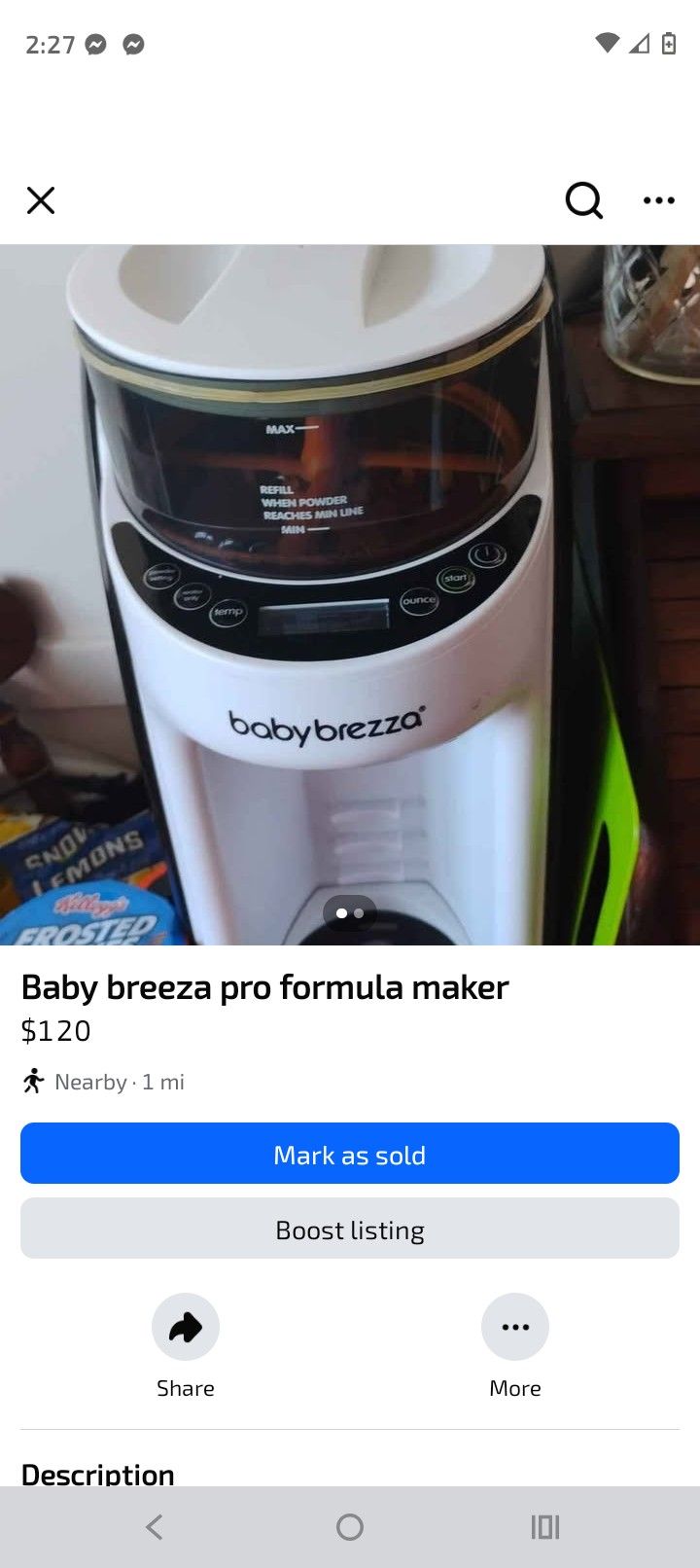 Baby Breezer Pro Bottle Maker