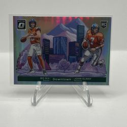 2024 Optic Donruss Downtown Bo Nix / John Elway Dual Downtown