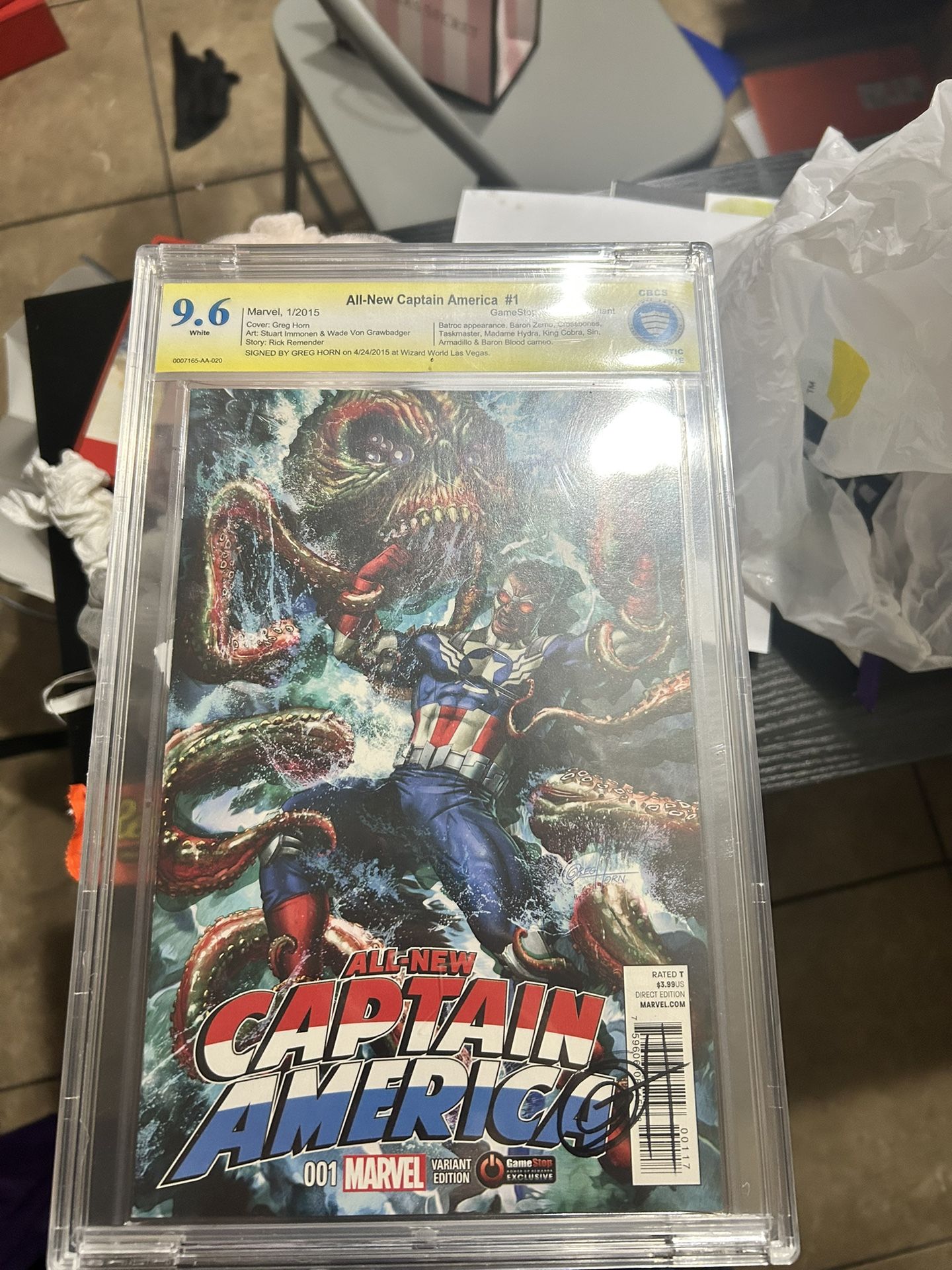Graded Comic Book All-New Captain America