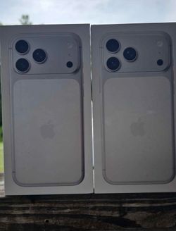 iPhone 17 pro max silver 256gb new sealed