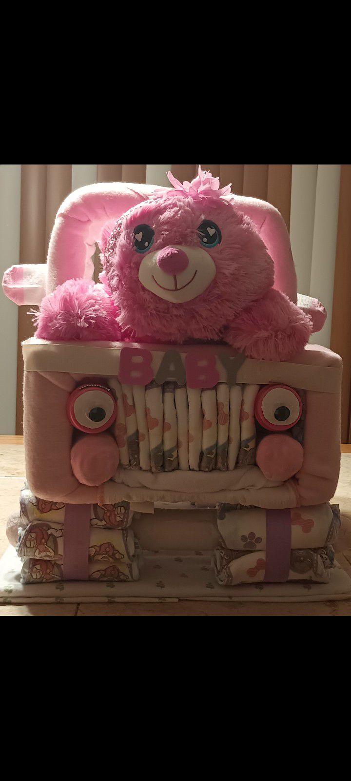 Baby Shower Gift Diaper Jeep 