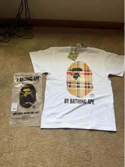 White bape t shirt