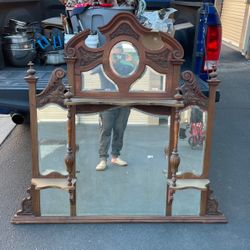 Antique Victorian style mirror