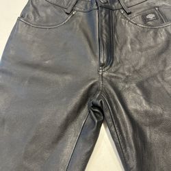Harley Davidson Women’s Leather Pants - Size 36/8