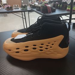 Anthony Edward's Black Mesh Sneakers Size 2