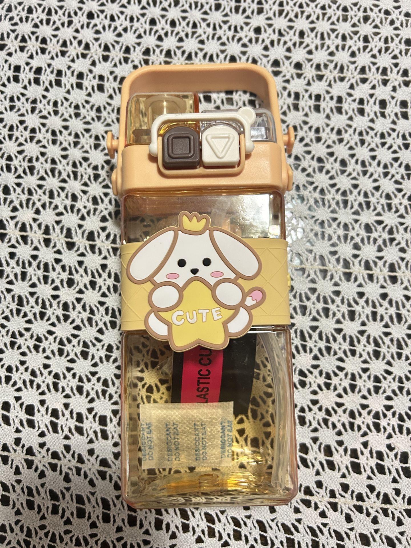 NWT Cute Dog 2 way water bottle 520ml