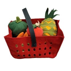 IKEA Latsas Felt Shopping Basket Set Incomplete