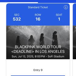 2 Blackpink Tickets 