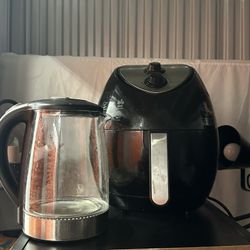 Air Fryer And Electric Water Kettle