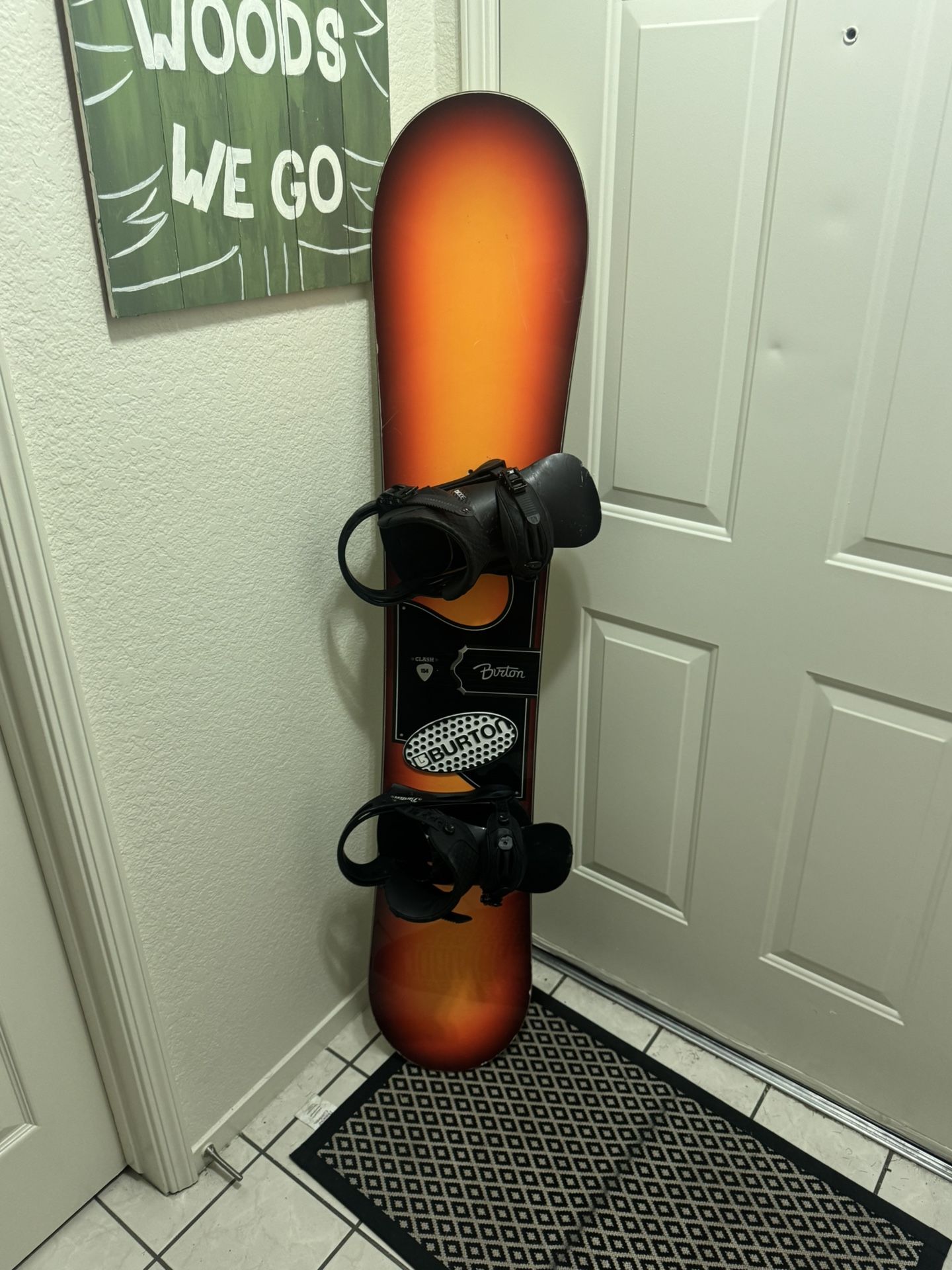 Burton Clash Snowboard w/ Snowboard